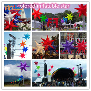 Cazip dev LED aydınlatma şişme asılı yıldız balon moda kulübü süslemeleri için öğe reklam şişme - Product Image 4