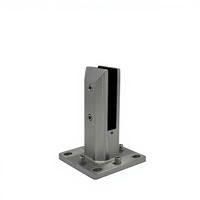 Clip de fixation OEM moderne en acier inoxydable pour balustrade extérieure, idéal pour villa, jardin, balcon, escalier, piscine, clôture en verre
