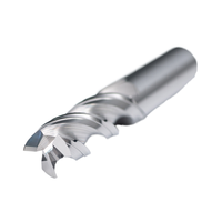 Fraise à bout droit ultra-longue à hélice haute efficacité 38-40, 3 cannelures, 8 mm, personnalisée OEM, en carbure