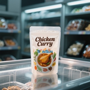 Rotogravure ถุงไนล่อนปิดผนึกด้านข้างสำหรับแช่แข็งบรรจุภัณฑ์อาหารแช่แข็งสำหรับถุงพลาสติกปลาทูน่าและปลาแซลมอน - Product Image 1