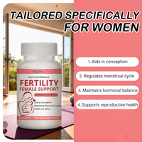 Complément alimentaire végétalien pour la fertilité féminine, l'équilibre hormonal, la santé reproductive, les vitamines prénatales, la régulation du cycle menstruel