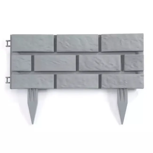 <strong>Plastic</strong> Heat Treated Brick Stone Effect Grey Terracotta Eco-friendly Durable Reusable Garden <strong>Lawn</strong> <strong>Edging</strong> Outdoor Landscape - Product Image 6