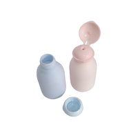 Ensemble de flacons de voyage portables pour soins personnels et maquillage, 100 ml, en plastique PE, avec bouchon à clapet