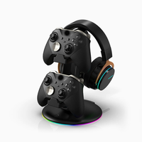 Support de manette de jeu universel pour PS5/Switch/Xbox, base de rangement pour casque et manette