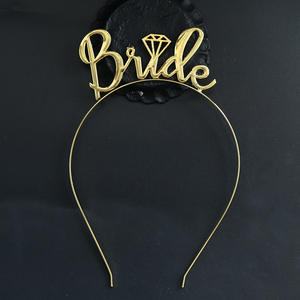 Rose Gold <strong>Bride</strong> <strong>Headband</strong> Bachelorette Party Decorations <strong>Bride</strong> <strong>to</strong> <strong>Be</strong> Tiara Bridal <strong>Headband</strong> for Bridal Shower - Product Image 6