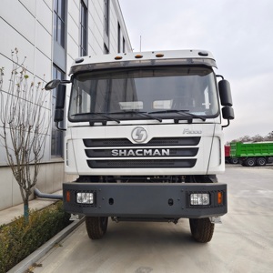 รถบรรทุกใหม่ติดตั้งเครนพับได้บนแขนรถยก ยี่ห้อ Shacman F3000 X3000 Howo 430 400 แรงม้า รถบรรทุกตู้บรรทุกสินค้า 12 ล้อ รถบรรทุกพื้นเรียบ - Product Image 4