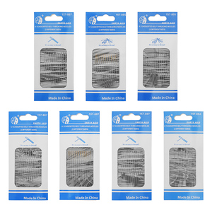 JP Portable 12pcs Household Sewing Accessories Tools <strong>Needles</strong> Stainless Steel Hand Sewing Big Eye <strong>Needles</strong> With Wooden <strong>Needle</strong> Case - Product Image 6