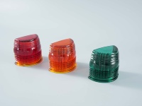 Cache-luminaire de sécurité en verre pressé moderne et personnalisé pour feux de signalisation maritimes cylindriques et applications sur pistes d'aéroports