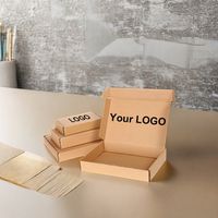 Dossiers en papier kraft recyclable personnalisés en gros avec gaufrage à chaud doré pour l'expédition de vêtements, de sous-vêtements et de logos