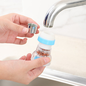 Faucet Extender Universal Rotating Filter Water Saver Kitchen Sink Splash Proof Plastic - Product Image 3