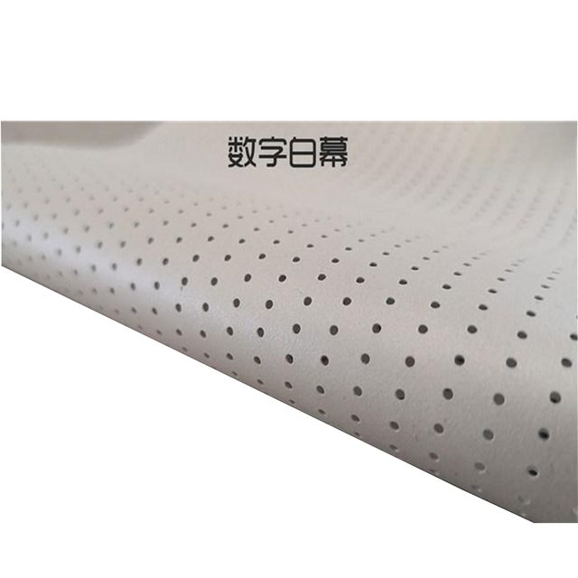 Professional Theater Cinema Acoustically Transparent PVC Screen Micro Perforated Electric Digital Sound Pass Projection 16:9