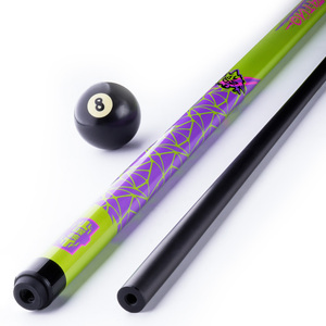 Queue de billard professionnelle - Queue de billard entièrement en fibre de carbone, faible déviation, embouts de 11,8 mm et 12,5 mm, taille réglementaire de 147 cm - Product Image 1