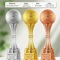 Trophées sportifs en métal, trophées de championnat en alliage de zinc et résine, trophées personnalisés gravés pour les compétitions sportives