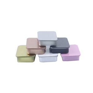 In stock various colours rose gold sliding tin slide top metal tin box sliding tins (NIR13)