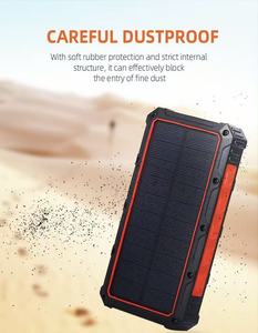 KR701 24000mAh <b>Solar</b> Power Bank Wireless Charging LED Light Rugged Portable <b>Charger</b> - Product Image 3