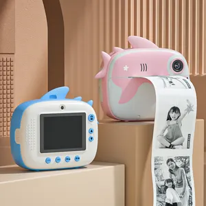 JJRC 2024 Children Print Camera Mini Digital Camera 32G 1080P Educational Toys Camera For Kids Birthday Christmas Gifts