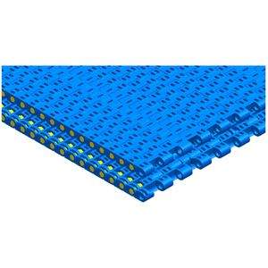 Vente chaude 8.8mm Ultra-petit pas Surface évidant chaîne en plastique réseau à dessus plat à vendre - Product Image 1