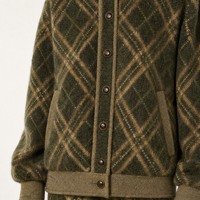 Ensemble veste et pantalon assorti en tricot jacquard Argyle pour femme, mélange de laine mohair, sur mesure ODM OEM, vente en gros