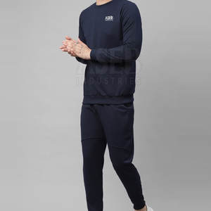 Ensemble de survêtements chauds pour hommes, pulls à manches longues, ensemble de survêtements d'hiver pour hommes, survêtements en coton et polyester - Product Image 4