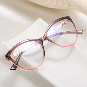 SHINE LOT Großhandel Trendy Blaulicht block Optische Brille Diamant brille Rahmen Kristall Bestseller TR90 Versand bereit