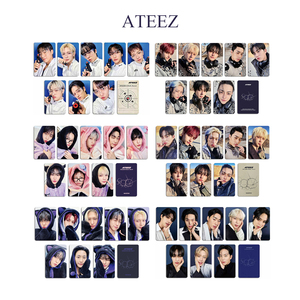 <span class=keywords><strong>KPOP</strong></span> ATEEZ 8 pièces/ensemble Photocard brillant style coréen Mingi Seongha Yeosang Yunho San GOLDEN HOUR PART.4 Album Carte Selfie Cadeau pour fans - Product Image 1