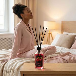 <b>Reed</b> <b>Diffuser</b> Oil 100ml Strawberry Mango Scented Home Fragrance Decorative Essential Oils for Indoor Use - Product Image 5