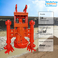 Pompe à sable hydraulique submersible à décharge verticale pour travaux lourds, dragage, minage