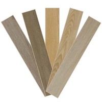 Suelo de Vinilo PVC con Sistema de Bloqueo por Clic, Diseño en Espiga, Resistente al Agua, Tipo SPC, Baldosas de SPC con Aspecto de Roble