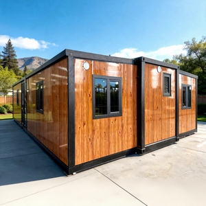 Casa Contenedor Modular Expandible de 40 Pies/20 Pies, Inspeccionada por Terceros, con 3 Dormitorios, Moderna, Plegable, Móvil, Prefabricada y Personalizada - Product Image 1