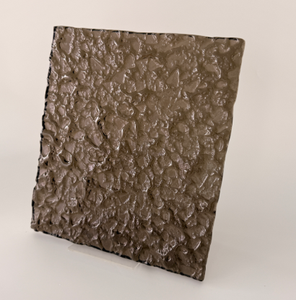 Panneau de verre figuré moderne, forme rectangulaire, à fixer au mur, structure solide, art en verre durable - Product Image 4