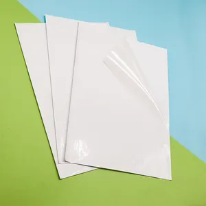 Hot sale a4 size glossy sticker paper self adhesive good price label