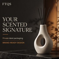 Diffuseur d'ambiance artisanal Ipuro Essentials sans alcool en verre carré 100ml Pamplemousse Citron Musc Blanc