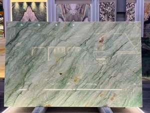 Brasil lujo piedra verde Gaya cuarcita losa mármol verde para decoración de interiores - Product Image 2