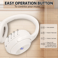 Casque sans fil supra-auriculaire XM4, nouveau modèle transfrontalier, Bluetooth 5.3, à réduction de bruit active (ANC), étanche IPX3