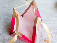 Mini boîtes cadeaux faites à la main pour mariage, décoration de mariage, petites boîtes à fleurs, chocolats, bonbons, gâteaux en papier pour les invités
