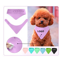 Bandana pour chien en silicone personnalisé avec nom, adapté à tous les types de chiens et de chats, respectueux de l'environnement