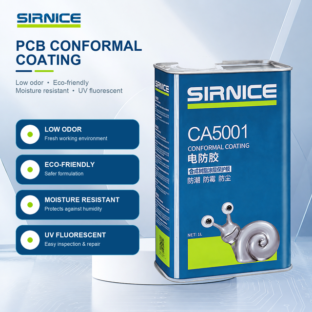 Electronic Conformal Coating Moisture and Condensation Resistant for Repairable PCB Protection CA5001