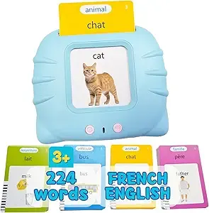 Flashcards pour tout-petits 1-<span class=keywords><strong>3</strong></span> 510 Word Talking Pocket Device avec fonctions audibles Éducation précoce et orthophonie Carte jouets - Product Image 6