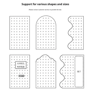 Étagère multifonctionnelle en bois massif de style nordique, créative, murale, pour salon, chambre à coucher, cuisine - Product Image 6