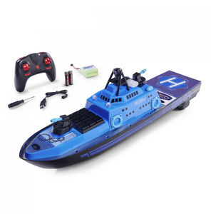 <span class=keywords><strong>Bateau</strong></span> de <span class=keywords><strong>patrouille</strong></span> RC électrique DWI 2.4G 15 KM/H <span class=keywords><strong>bateau</strong></span> RC cuirassé RC compétitif à grande vitesse avec lumières et fonction de pulvérisation d'eau - Product Image 2