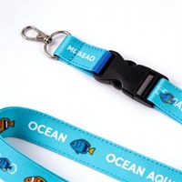 CH Wholesale Sublimation Printing Polyester Lanyards With Logo Custom Certification Keychain OEM ODM ECO Promotion Event Gifts
