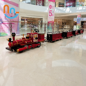 Train électrique sans rails Joy2fun pour centres commerciaux et parcs, certifié CE, capacité supérieure <span class=keywords><strong>à</strong></span> 500 kg, balade familiale amusante - Product Image 1