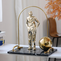 Nouveau Design Unique Créatif Décorations De Noël Hôtel De Luxe Salon Boule En Métal Décoration De Luxe Articles De Décoration À La Maison