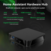 AVATTO 4G Plus 32G USB 3,0/2,0 puertos Home Assistant Smart Home Box Gateway Quad-Core Soporte para el hogar ZigBee2MQTT ZA HomeKit