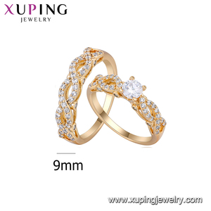 13724 Xuping 18k Gold New Style <strong>Ring</strong> <strong>Set</strong> with Zircon, Gold Fashion Jewelry Wedding <strong>Couple</strong> <strong>Ring</strong> <strong>Set</strong> - Product Image 6