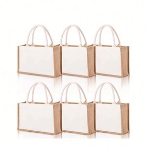 Bolsas de Yute Promocionales para Compras, Playa, con Fondo Reforzado, Bolsillo Interior con Cremallera, Recicladas - Product Image 1