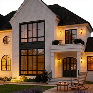 Villa Modular Moderna de Acero Ligero Resistente a Huracanes, de Doble Ala, para Uso en Resorts, Apartamentos/Edificios de Oficinas, Certificación CE, Construcción Rápida - Product Image 1