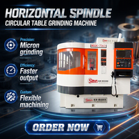Machine de rectification horizontale CNC de haute précision pour le rectage de surfaces de plaques de soupape en quartz-céramique, sur mesure