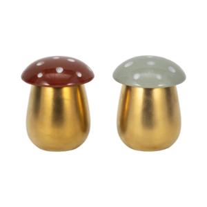Candele profumate a forma di fungo con coperchio per uso interno ed esterno, set di candele votive fantasiose - Product Image 6