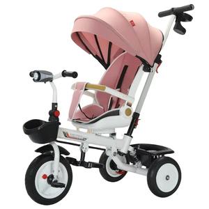 Tricycle pour enfants Aolan, dernier modèle en métal, mini tricycle 4 en 1 pliable, pour les enfants de 2 à 6 ans, nouveau tricycle pour bébé pas cher - Product Image 2